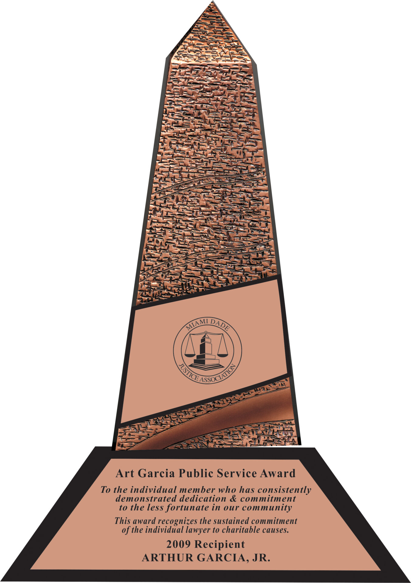 ART GARCIA PUBLIC SERVICE AWARD.cdr